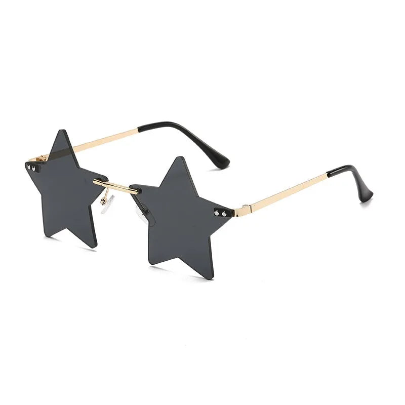 Star Frameless Party Sunglasses 10-Pack – UV400 Costume Eyewear Costume Sunglasses Babs