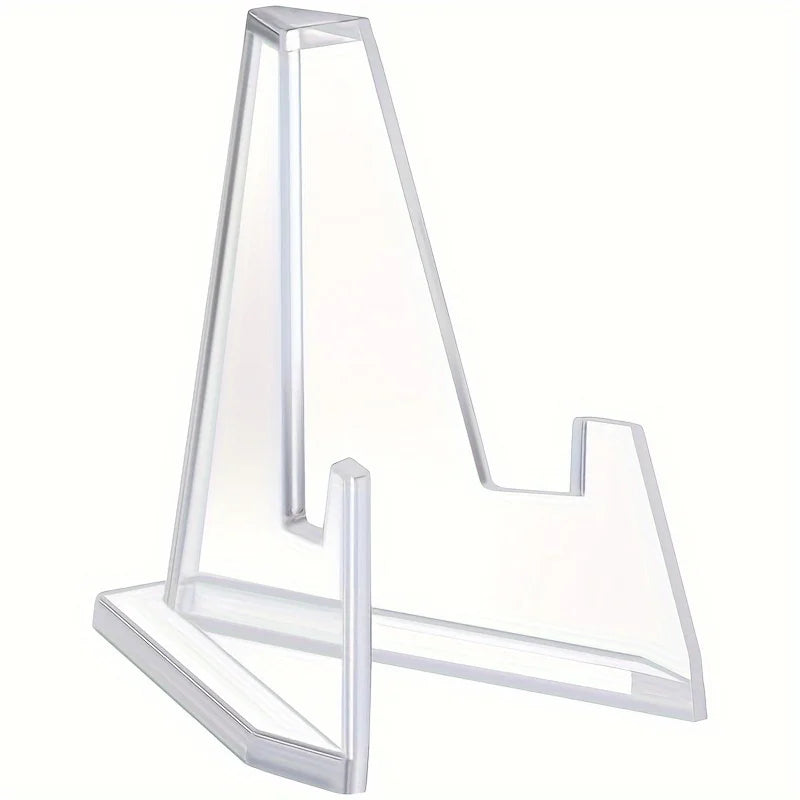 Mini Clear Acrylic Easel Stands for Cards, Coins & Collectibles Acrylic Display Stand Babs