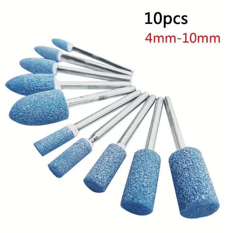 10pc Abrasive Mounted Stone Polishing Wheels for Rotary Tools Rotary Tool Bits Babs