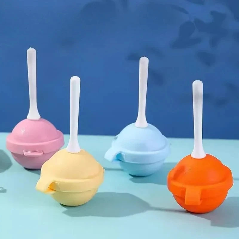 Silicone Lollipop Ice Ball Mold – DIY Popsicle Maker 4-Pack Ice Cream Mold Babs Mixed-4PCs