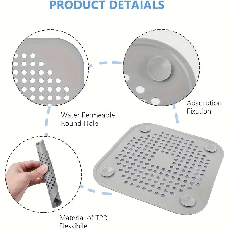 Sink & Bathtub Drain Cover – Anti-Clog Debris Catcher Filter Drain Cover Filter Babs