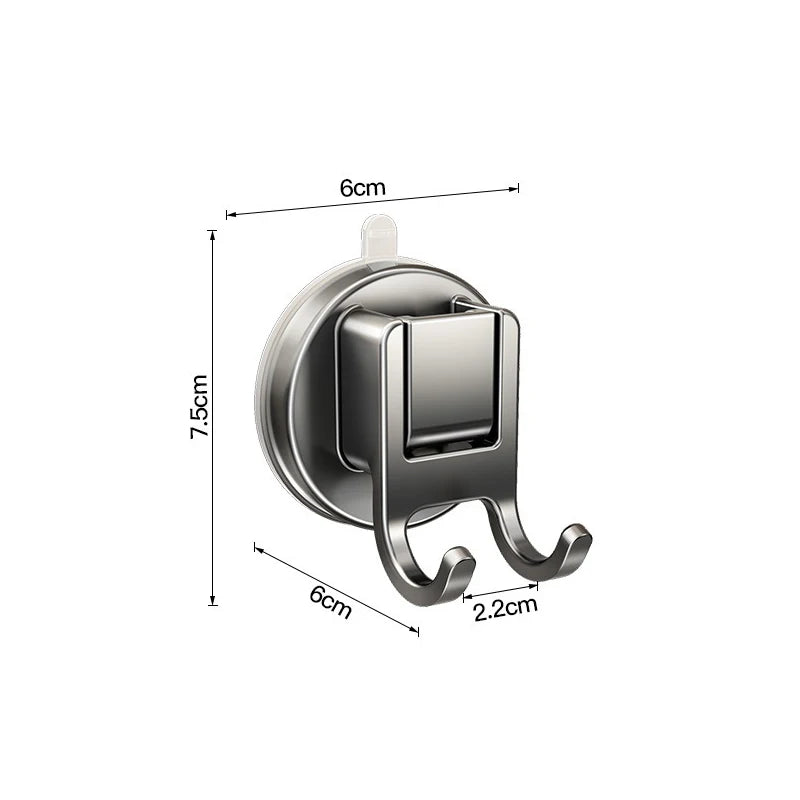 Suction Cup Hooks Waterproof Wall Hanger – Kitchen & Bathroom Wall Hook Organizer Babs