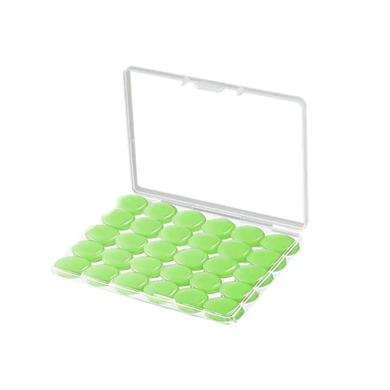 30Pcs Moldable Silicone Earplugs 38dB – Sleep, Travel & Work Moldable Silicone Earplugs Babs Green