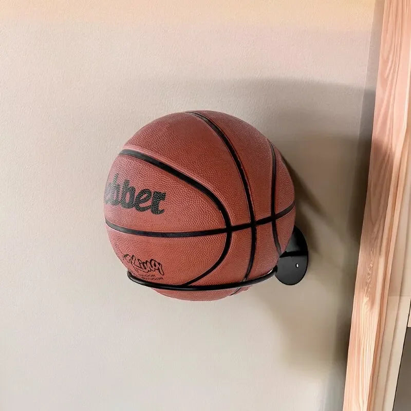 Wall Mounted Sports Ball Storage Rack – Iron Frame Holder Ball Storage Rack Babs