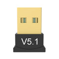 KEBIDUMEI USB Bluetooth 5.1 Adapter Dongle – Plug & Play PC Bluetooth USB Adapter Babs BT5.1