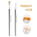 50-Piece Nylon Paint Brush Set for Art, Crafts & Hook-Line Work Artist Paint Brush Set Babs A