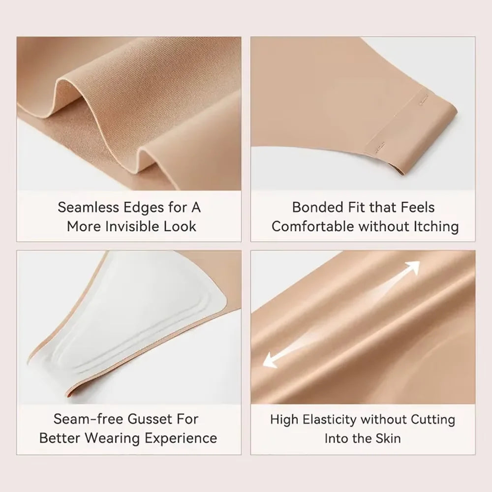 4-Pack Seamless No-Show Thongs – Invisible Under Leggings Seamless Thong Panties Babs