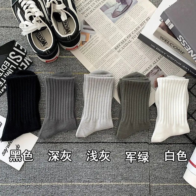 Men's Thick High Tube Sports Socks – Breathable & Odor Resistant Men's Sports Socks Babs 5pcs 1
