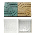 DIY Reusable Concrete Paving Mould – Garden Stepping Stone Garden Paving Mould Babs White 22X11X6cm