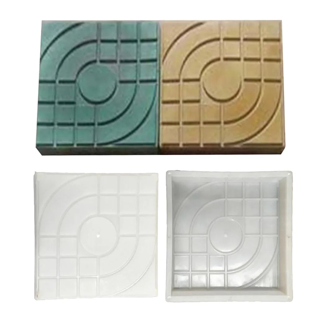DIY Reusable Concrete Paving Mould – Garden Stepping Stone Garden Paving Mould Babs White 22X11X6cm