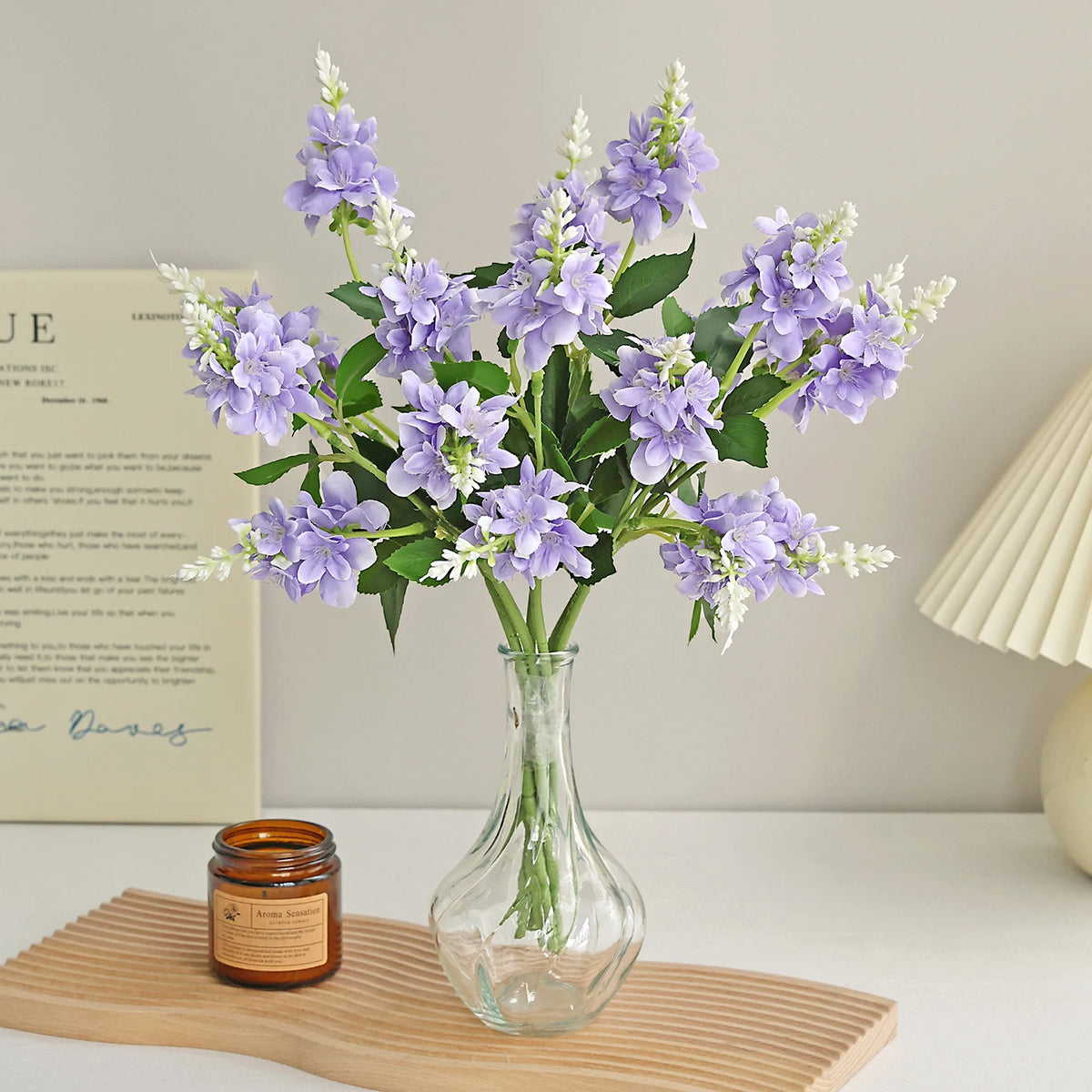 Silk Artificial Moundlily Flowers – Wedding & Home Décor Bouquet Artificial Flower Bouquet Babs