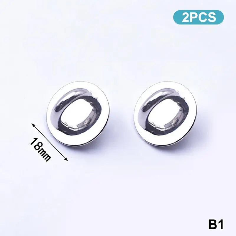 2pcs Adhesive Metal Phone Charm Holder & Keychain Hook Phone Charm Holder Babs B1