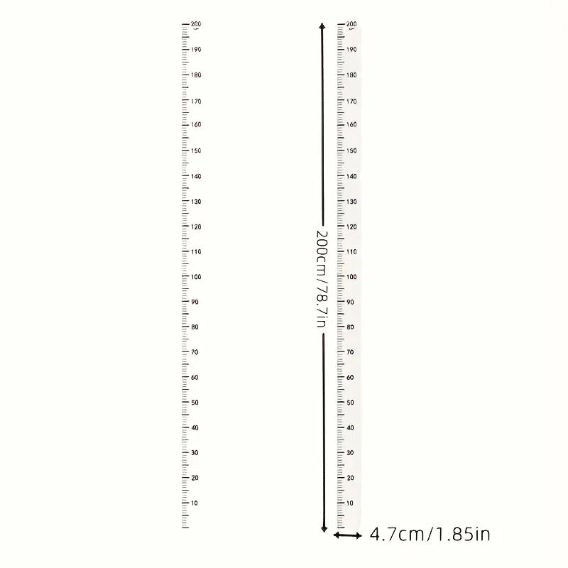 78.74" Wall Height Measuring Tape – Writable & Reusable Wall Measuring Tape Babs
