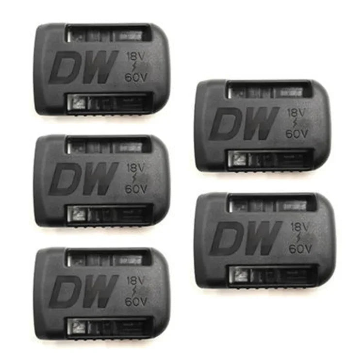 Dewalt Battery Dock Wall Storage Clip 5/10PCS – 14.4–20V Battery Dock Holder Babs 5 pcs Black