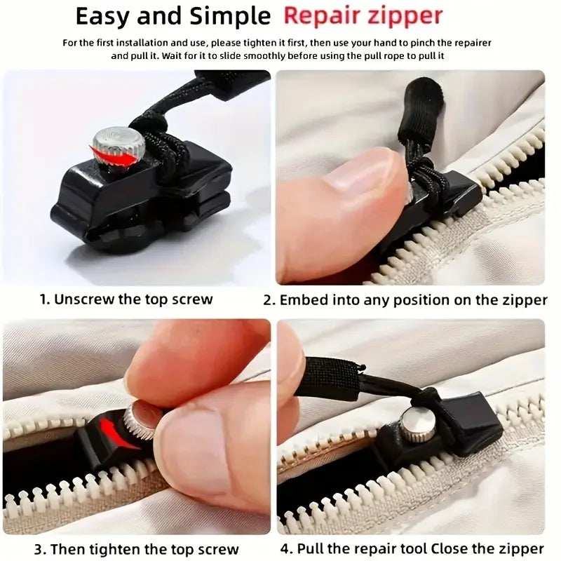3-Pack Universal Zipper Repair Kit – No Tools Needed Zipper Repair Kit Babs
