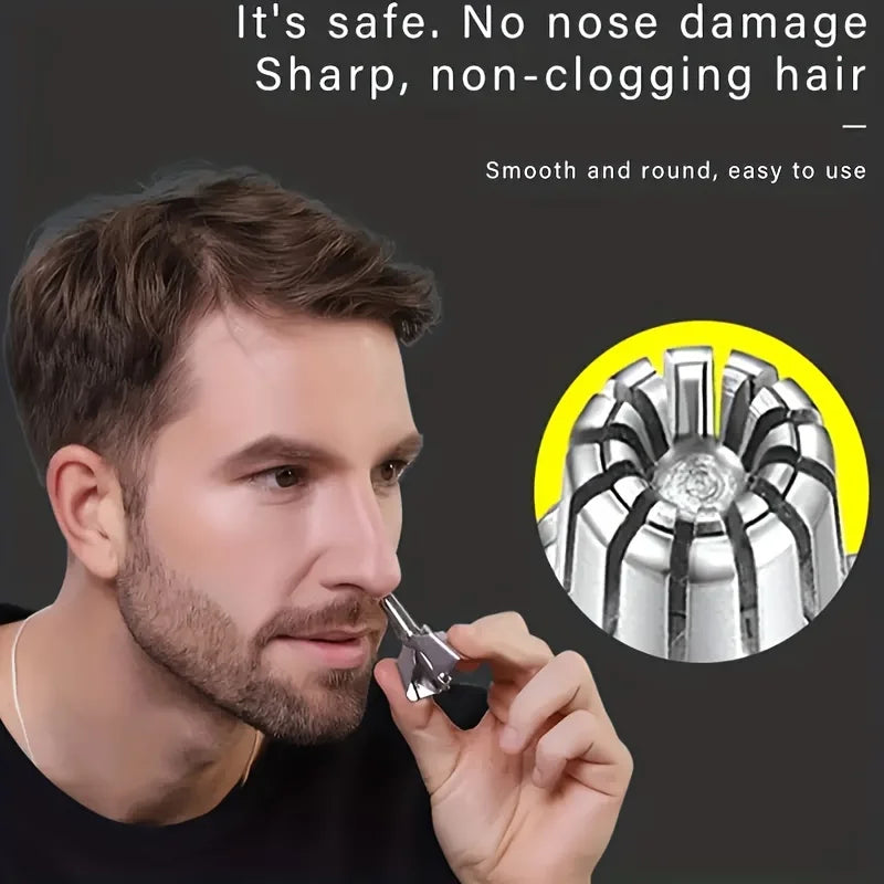 Manual Stainless Steel Nose Hair Trimmer for Men & Women Nose Hair Trimmer Babs
