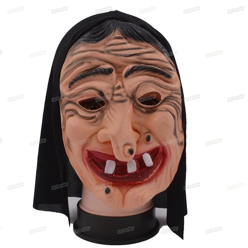 Latex Full Face Witch Mask – Halloween Cosplay Costume Prop Costume Mask Babs A