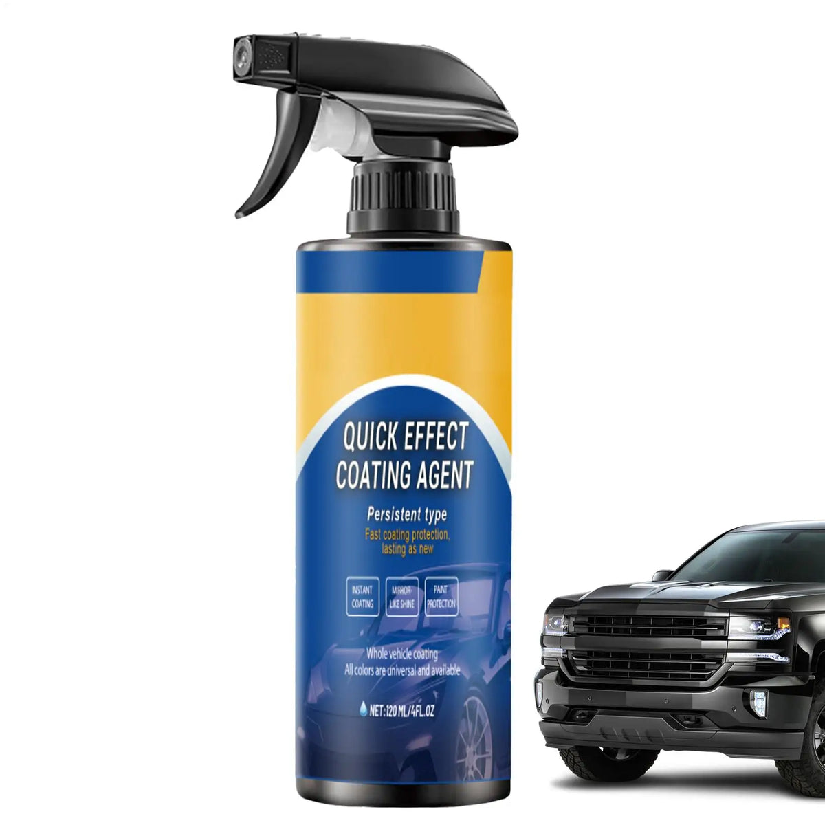 120ml Ceramic Coating Spray – Quick-Dry Hydrophobic Car Polish Ceramic Coating Spray Babs