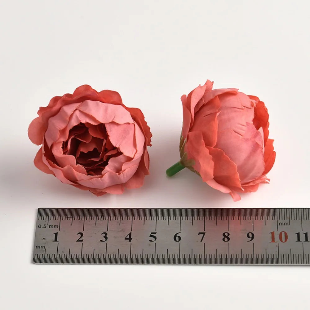 10/20Pcs Silk Artificial Rose Flower Heads – Wedding & Home Decor Artificial Flower Heads Babs