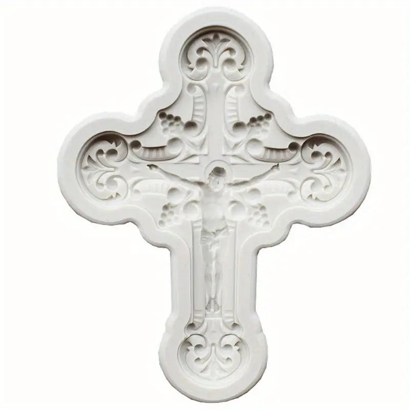 Cross Pendant Silicone Resin Mold – DIY Jewelry Keychain Cast Silicone Resin Mold Babs 1pcs