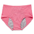Women's Period Leakproof Briefs – Mid-Rise, Plus Size M–8XL Leakproof Period Briefs Babs Pink L 1pc