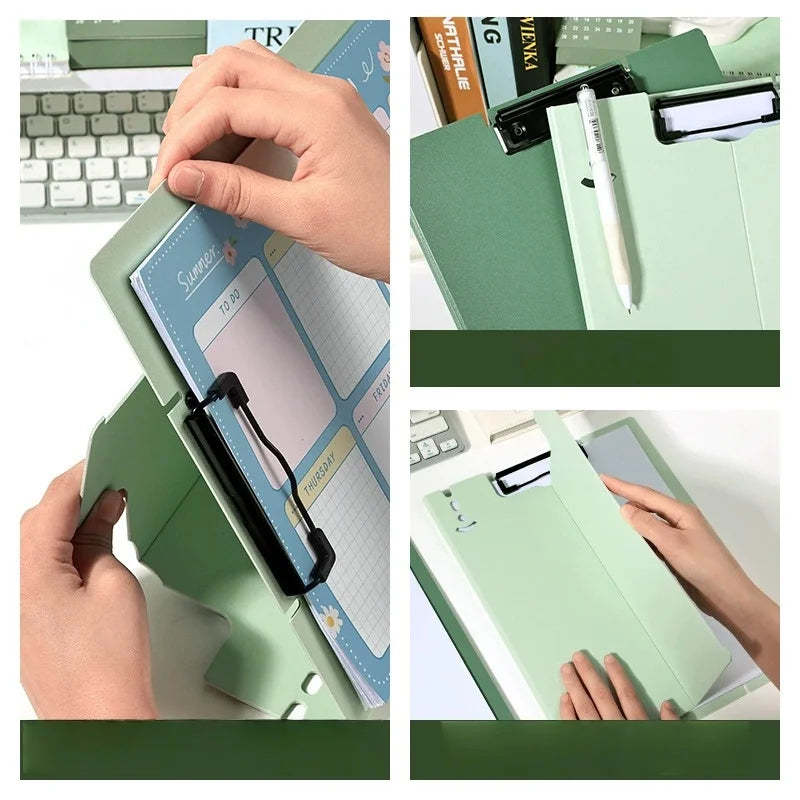 Foldable Clipboard with Storage & Profile Clip – A3/A4 Foldable Clipboard Babs