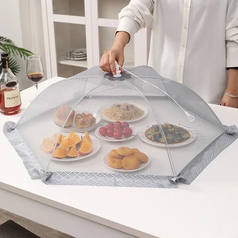 Foldable Mesh Food Cover – Anti-Fly Net Umbrella for Table & Picnic Mesh Food Cover Babs