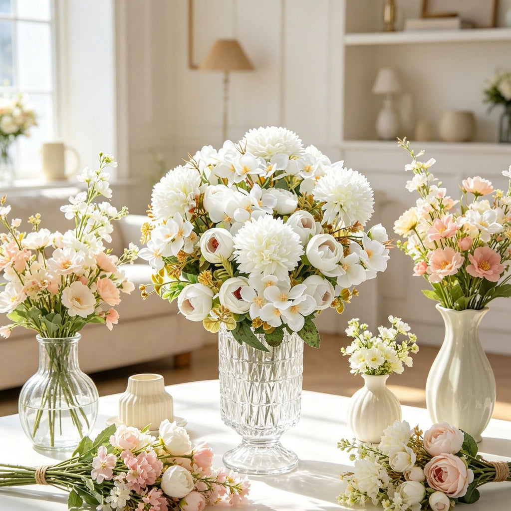 Artificial Silk Hydrangea Flowers – Wedding & Home Décor Artificial Flowers Babs