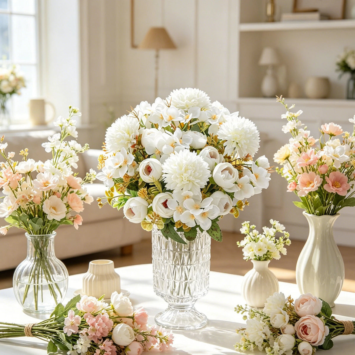 Artificial Silk Hydrangea Flowers – Wedding & Home Décor Artificial Flowers Babs