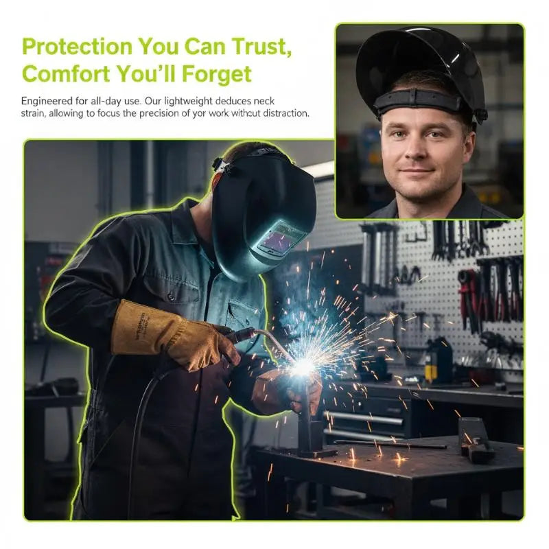 Safety Helmet with PC Face Shield for Welding & Construction Welding Safety Helmet Babs