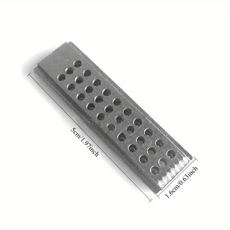 30-Hole Stainless Steel Punch Block Riveting Stake Jeweler Tool Jewelry Repair Tool Babs small