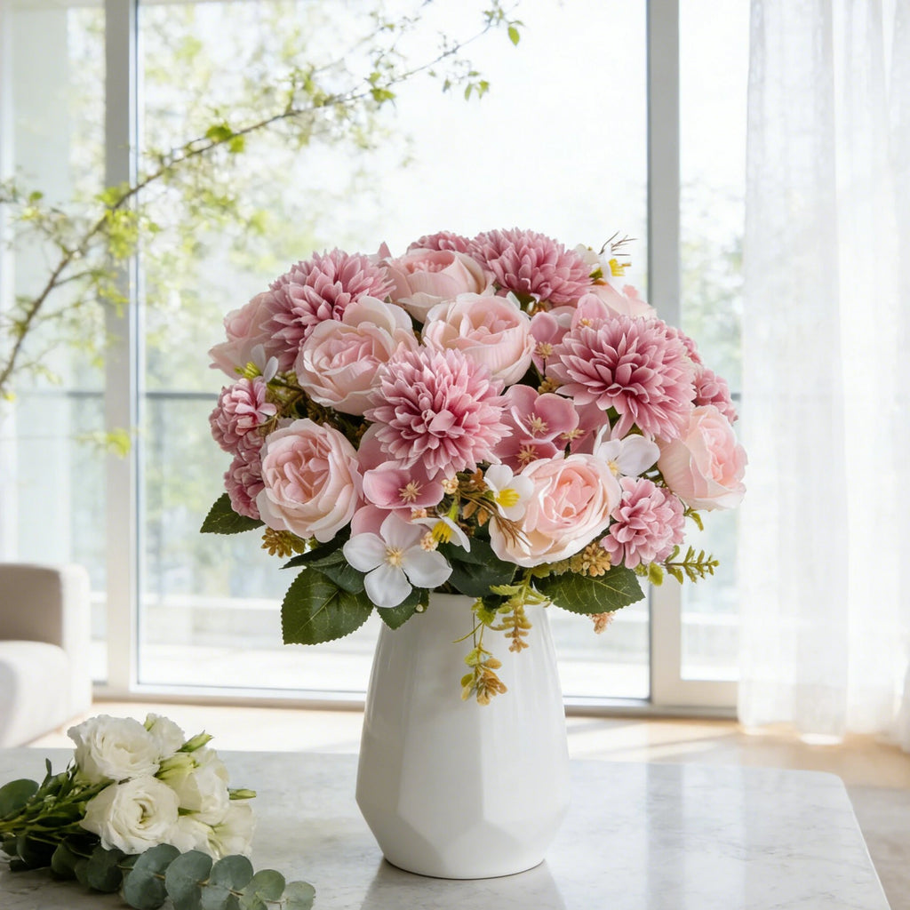 Silk Peony Artificial Flowers – Wedding & Home Décor Artificial Silk Flowers Babs