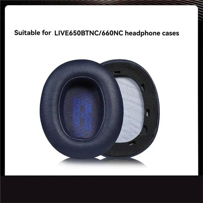 JBL LIVE 650BTNC 660NC Replacement Ear Pads – Dark Blue Headphone Ear Pads Babs