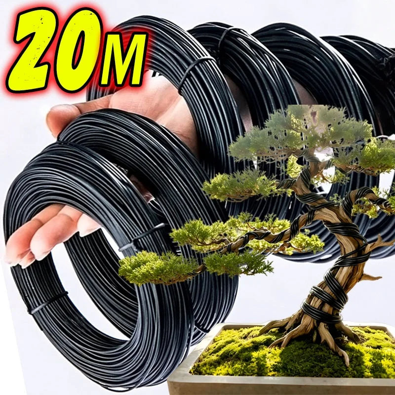 Aluminum Bonsai Training Wire – 4 Thicknesses, 5–15 m Bundles Bonsai Training Wire Babs