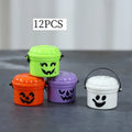 12-Pc Halloween Pumpkin Storage Containers Trick or Treat Set Halloween Decor Set Babs 12 pieces of pumpkin 5cm 3.5cm