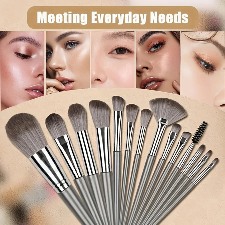 14-Piece Makeup Brush Set – Soft Nylon for Precise Face Application Makeup Brush Set Babs