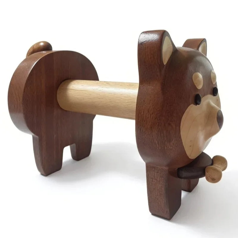 Wooden Puppy Tissue Holder – Desktop Napkin & Paper Rack Tissue Paper Holder Babs