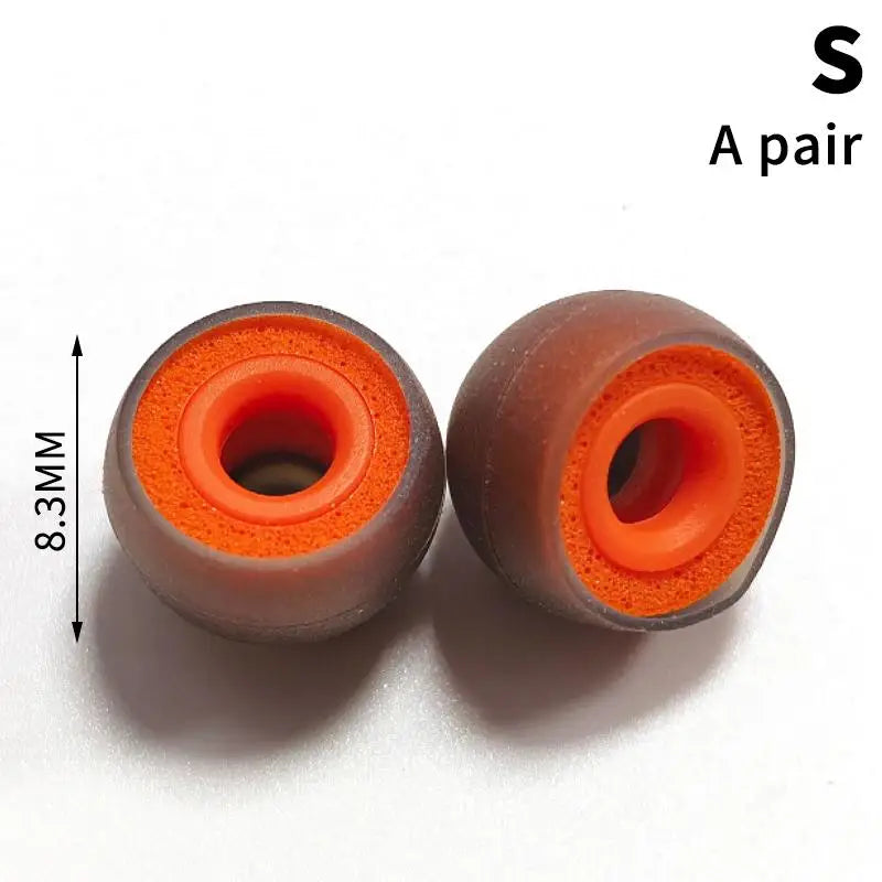 Memory Foam Earbud Tips Silicone In-Ear Cushion Covers – 1 Pair Earbud Tip Covers Babs A3