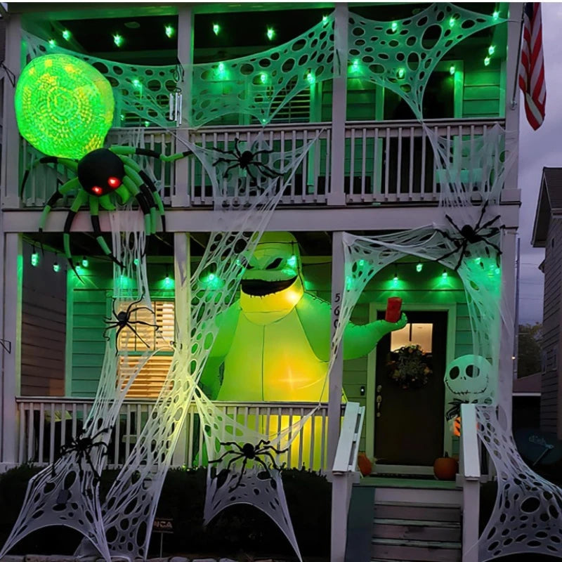 Halloween Stretchable Spider Web Cobweb Decoration Indoor Outdoor Halloween Cobweb Decoration Babs