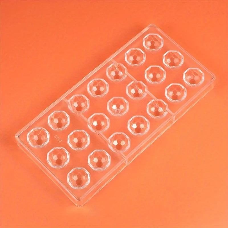 21-Cavity Polycarbonate Chocolate Mold for Bonbons & Candy Chocolate Candy Mold Babs
