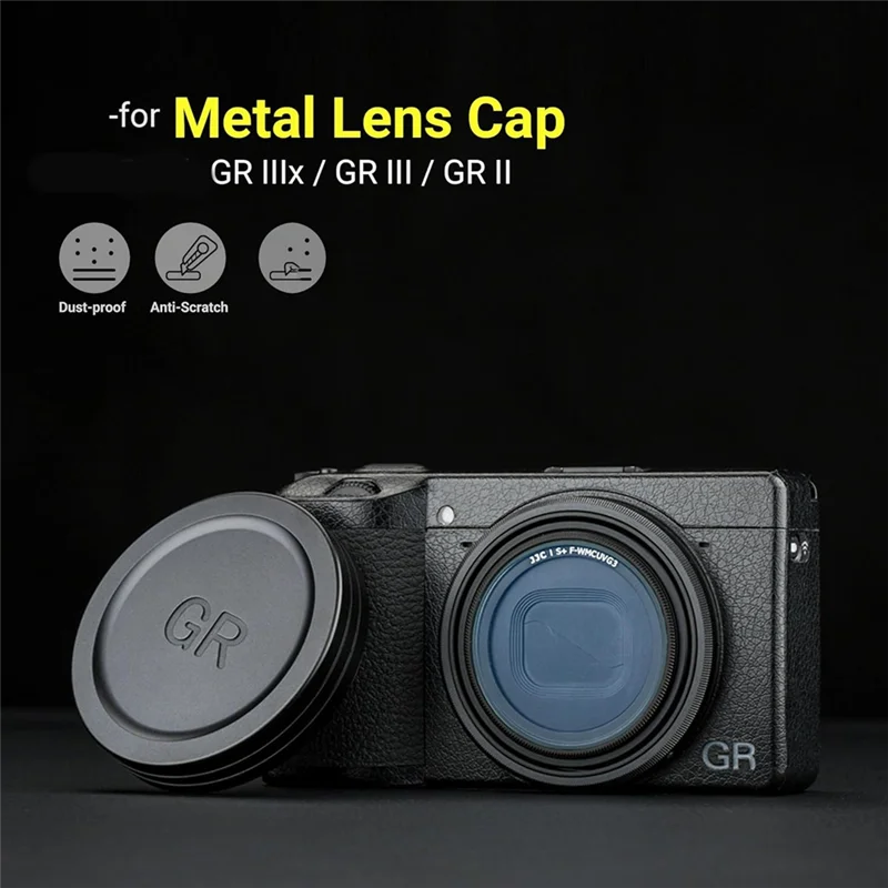 Aluminum Lens Cap for Ricoh GR III GR IIIx GR3x HDF GR II Camera Lens Cap Babs