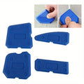 4-Piece Caulking Tool Set – Grout & Sealant Scraper Kit Caulking Tool Set Babs 4pcs Blue