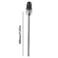 304 Stainless Steel Thermowell G1/2 Thread 30–200mm, 6mm Tube Thermowell Fitting Babs 300mm