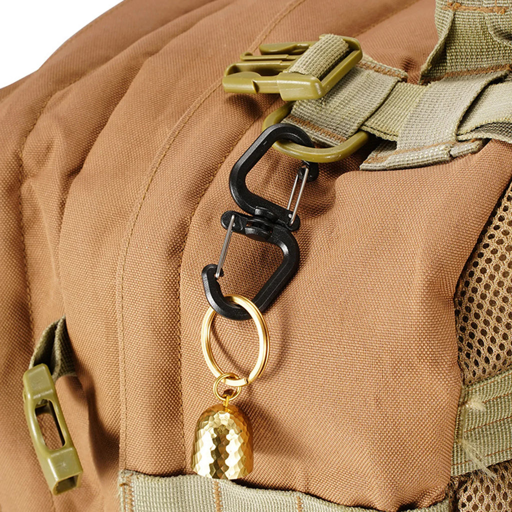 360° Swivel Carabiner S-Hook – Backpack & Camping Clip Buckle Swivel Carabiner Clip Babs