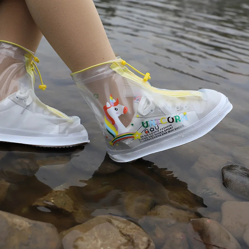 Kids Silicone Waterproof Shoe Covers – Children's Rain Protectors Kids Shoe Covers Babs