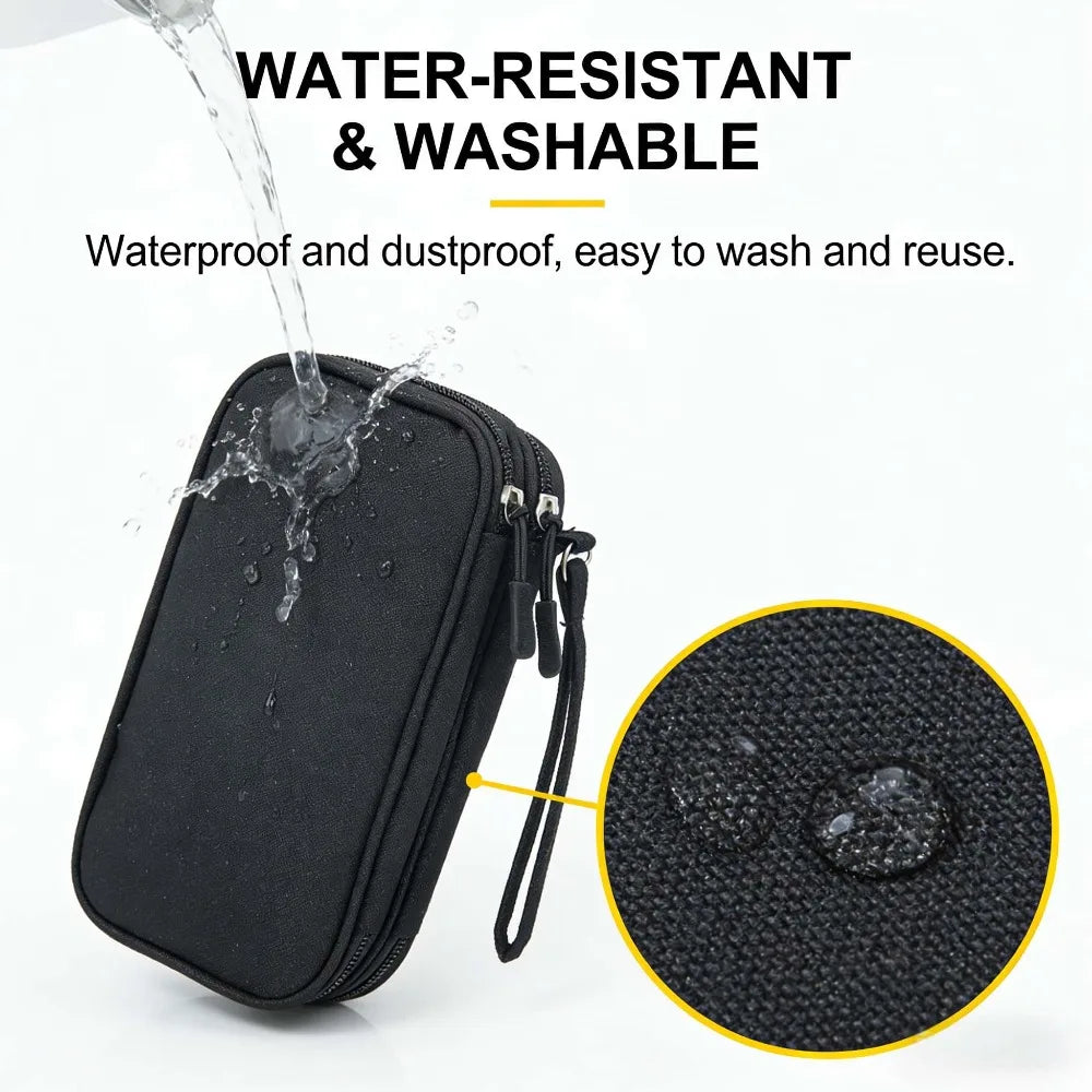 Portable Electronics Organizer Case – Waterproof Travel Pouch Electronics Organizer Case Babs