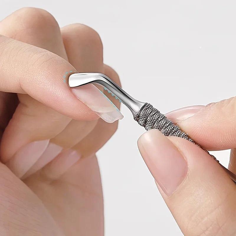 Double-Headed Cuticle Pusher & Remover – Manicure Tool Cuticle Pusher Tool Babs