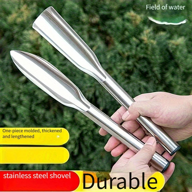 Stainless Steel Garden Shovel – Planting, Weeding & Foraging Garden Hand Shovel Babs