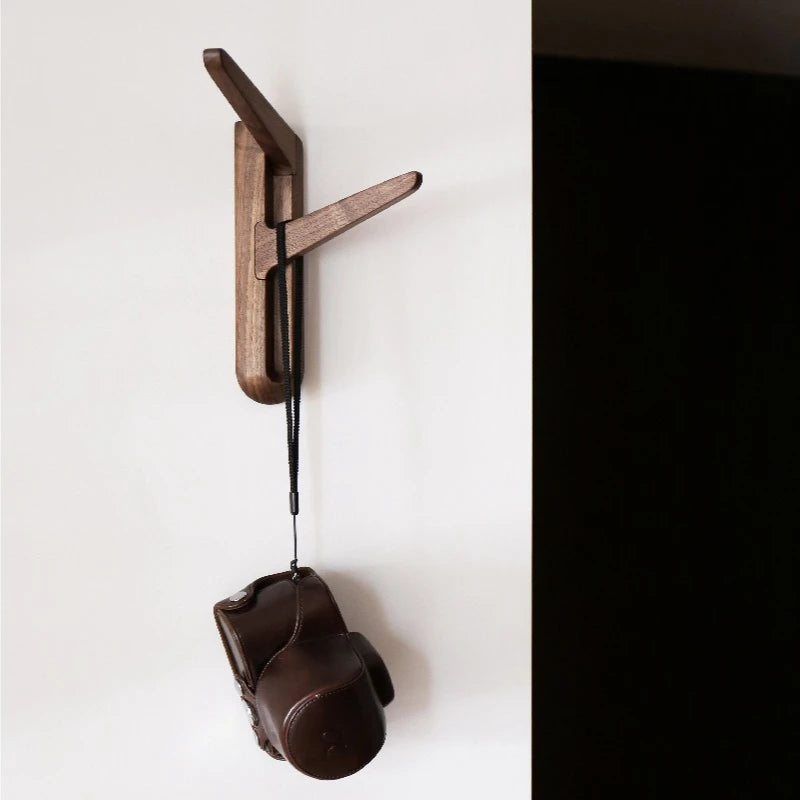 Wall-Mount Solid Rosewood Coat Rack – Modern Entryway Hanger Wall Coat Rack Babs
