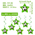 Soccer Football Party Supplies – Plates, Cups, Napkins & Runner Party Tableware Set Babs Silver
